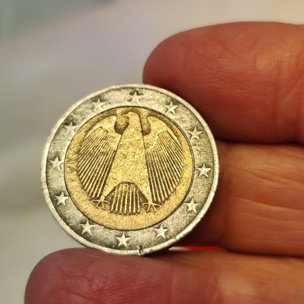 Pièce de 2 euros allemande sans date, présentant des problèm, Enlèvement ou Envoi, 2 euros