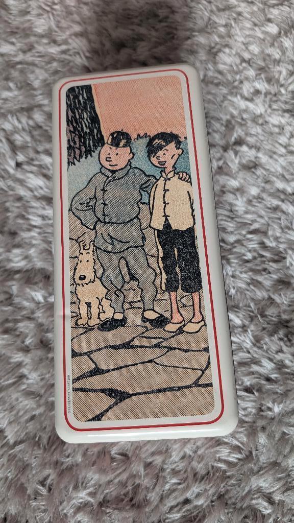 TINTIN Boîte biscuits Delacre rétro – déco ou rangement, Collections, Boîte en métal, Utilisé, Biscuits, Enlèvement ou Envoi