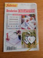 livre broderie (x2 ) + 60 fiches - loisirs créatifs -, Broderie ou Couture, Enlèvement ou Envoi, Utilisé, Divers