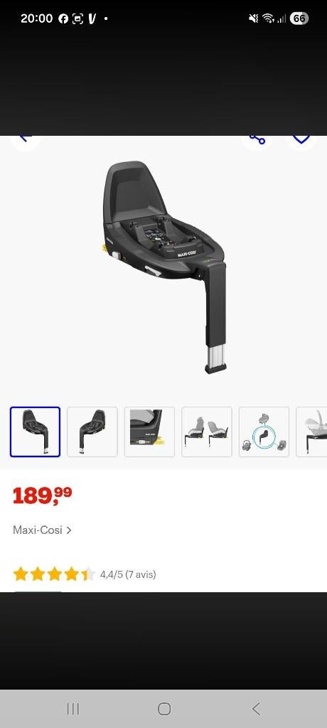 Base isofix, 0 à 18 kg, Comme neuf, Enlèvement, Isofix