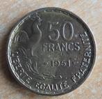 1951 50 francs FR Guiraud FRANCE, Postzegels en Munten, Verzenden, Frankrijk, Losse munt