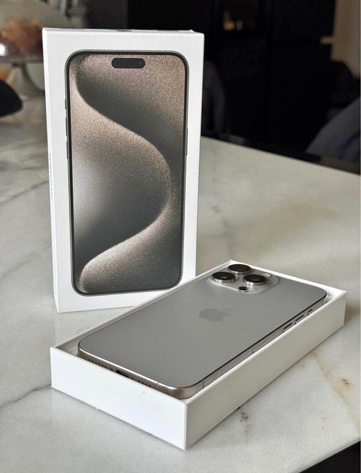 Iphone 15 pro max, Telecommunicatie, Mobiele telefoons | Apple iPhone, Zo goed als nieuw, 256 GB, Zonder abonnement, Zonder simlock