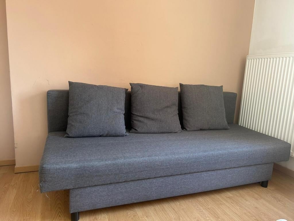 Ikea 3-zit slaapbank, Ophalen