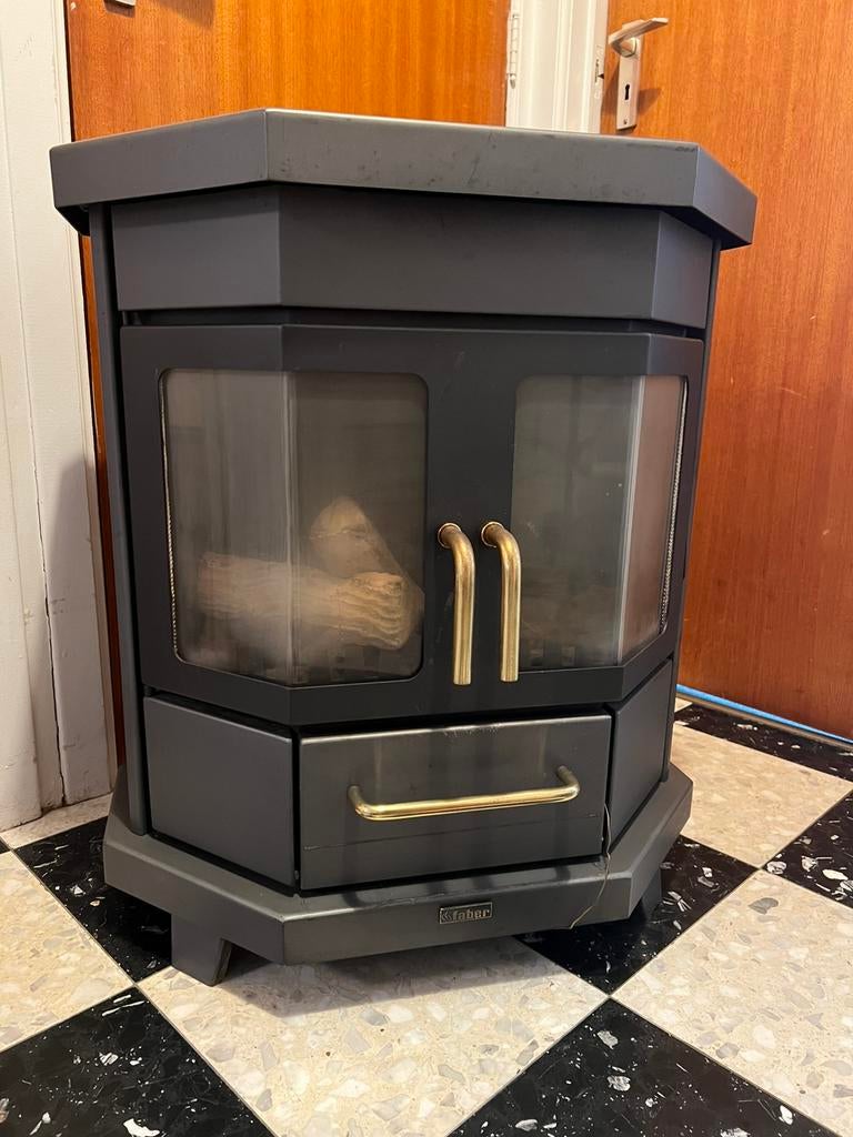 Faber gaskachel zo goed als nieuw weinig gebruikt!!, Maison & Meubles, Poêles, Comme neuf, Enlèvement, Chauffage à gaz, Autoportant