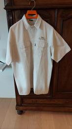 Ecru Safari hemd heren korte mouw 3XL, Kleding | Heren, Beige, Ophalen of Verzenden, Gedragen, Andere