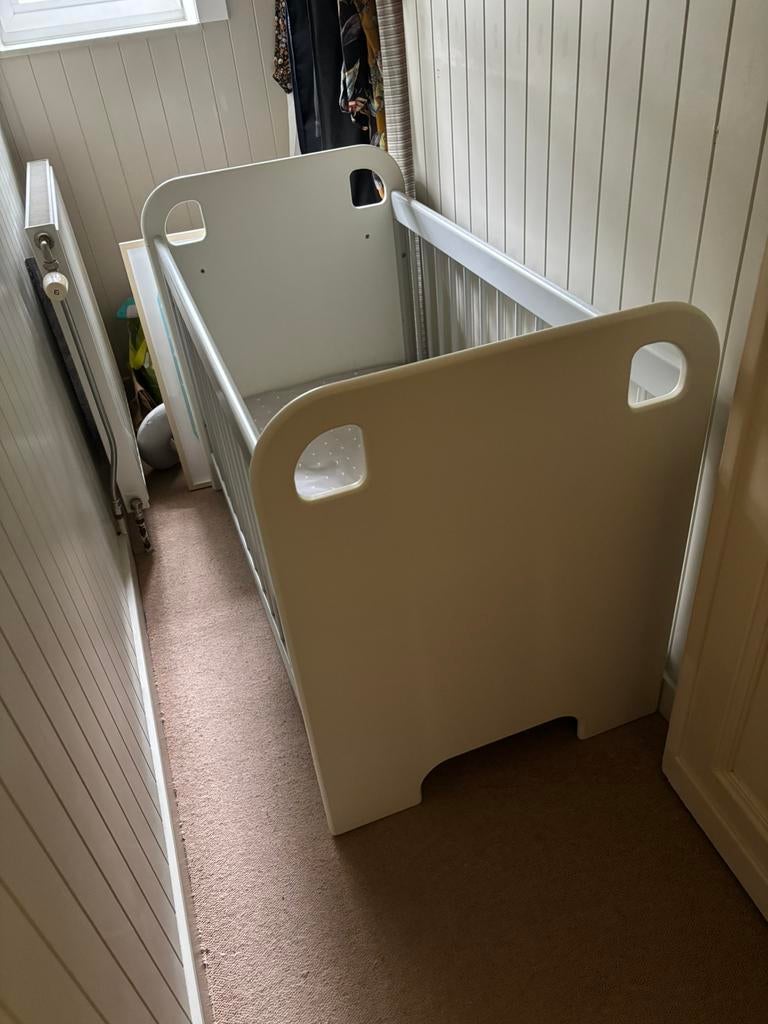 Kinderbed 130x70 incl matras, Ophalen, Gebruikt, 70 tot 85 cm, Minder dan 140 cm