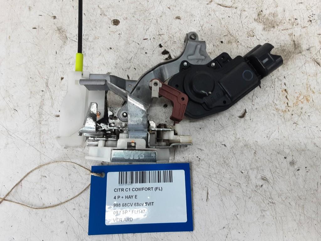 PORTIERSLOT RECHTS ACHTER Citroën C1 (01-2005/09-2014), Auto-onderdelen, Carrosserie, Citroën, Achter, Rechts, Gebruikt