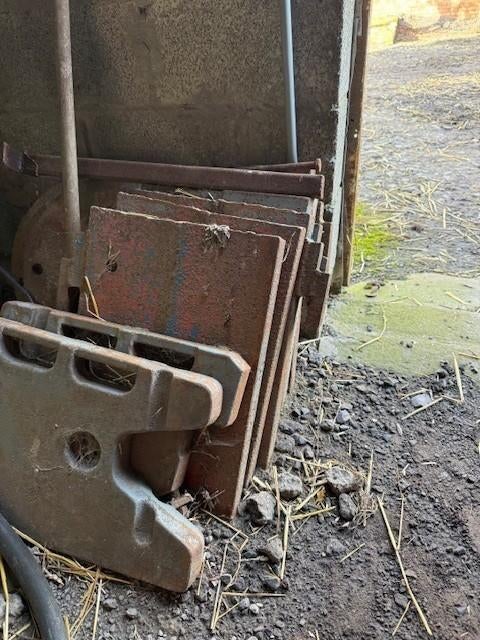 frontgewichten voor traktor, Ophalen, Gebruikt