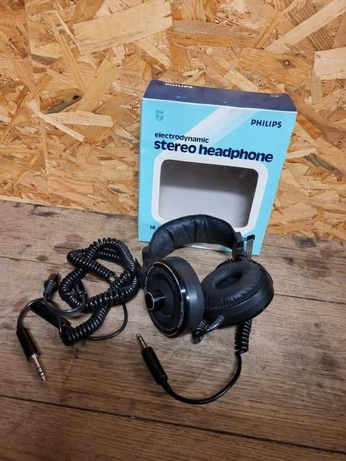 Casque Philips 6315 vintage, TV, Hi-fi & Vidéo, Enlèvement, Philips