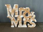 Houten letters Mr&Mrs, Enlèvement ou Envoi, Comme neuf