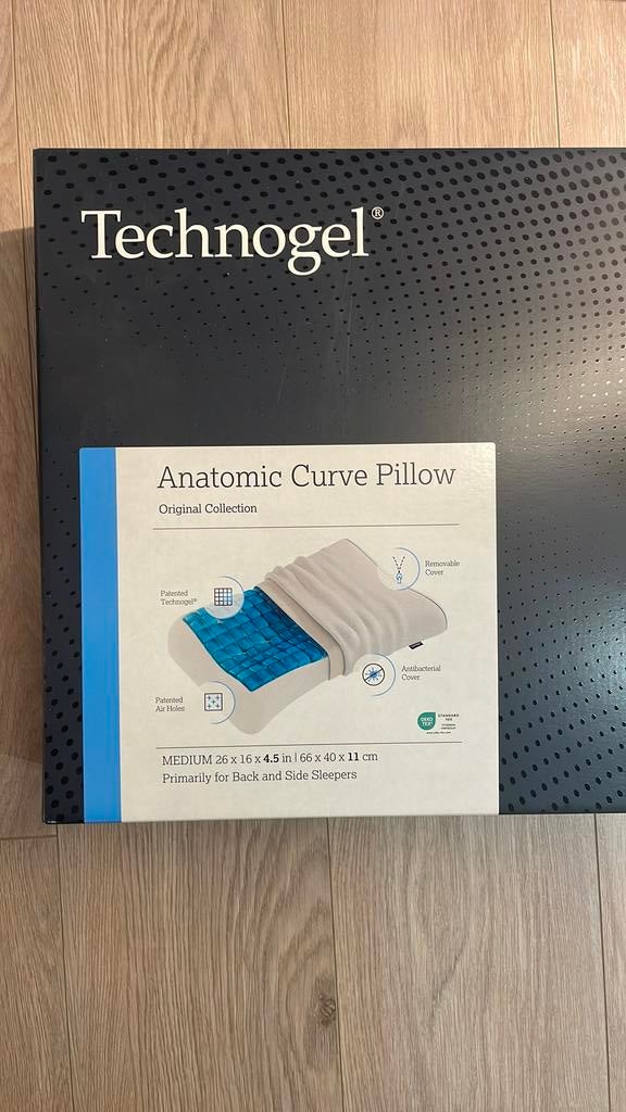 Coussin anatomique original Technogel, Maison & Meubles, Accessoires pour la Maison | Coussins, Neuf, Blanc, Rectangulaire, Enlèvement ou Envoi