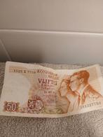 Briefje van 50 frank, Postzegels en Munten, Bankbiljetten | België, Ophalen, Los biljet