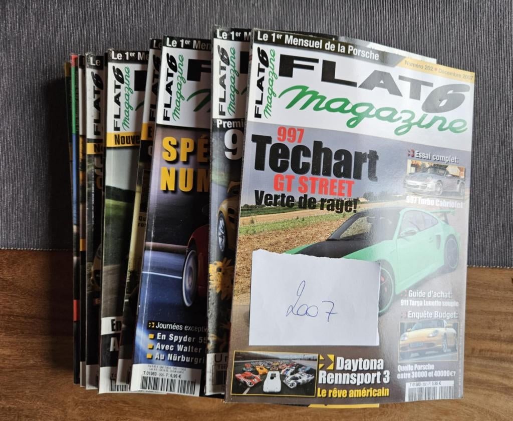 Nombreux lots de revues FLAT 6 automobile Porsche magazine, Livres, Autos | Brochures & Magazines, Comme neuf, Porsche, Enlèvement ou Envoi