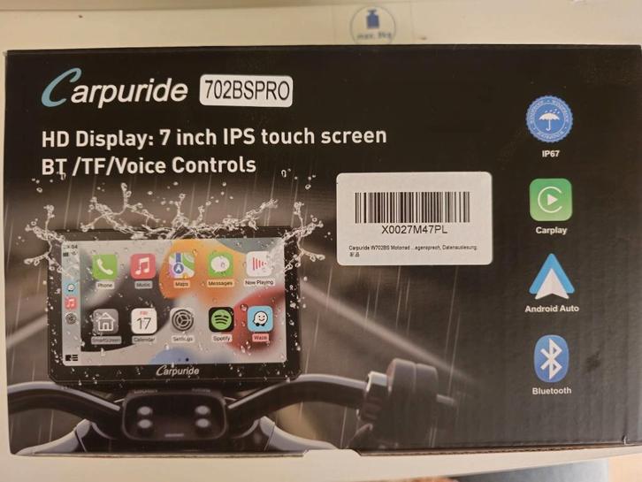 Carpuride 702BSPRO, Motoren, Accessoires | Navigatiesystemen, Nieuw, Ophalen of Verzenden