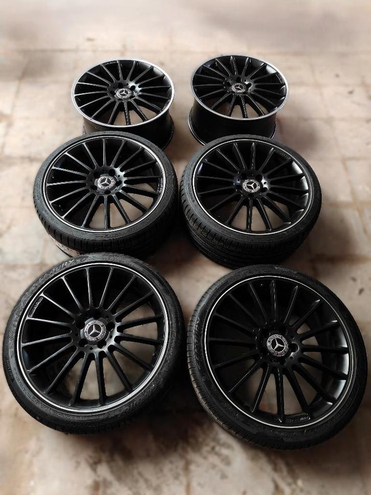 Jantes C63 W204 multispoke original  - 19 pouce, Autos : Pièces & Accessoires, Pneus & Jantes, Pneus et Jantes, Pneus été, 19 pouces