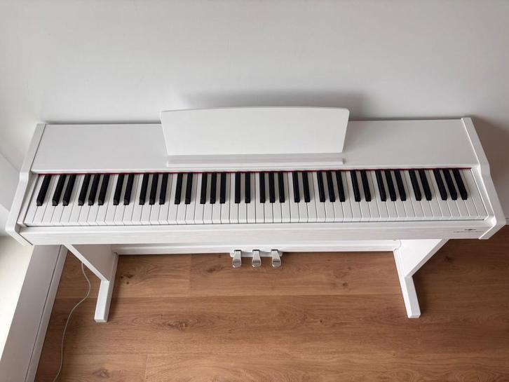 Witte digitale piano VISIONKEY-500, Musique & Instruments, Pianos, Comme neuf, Piano, Blanc, Digital, Enlèvement