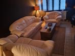 Salon en cuir, Maison & Meubles, Canapés | Coins salons complets, Enlèvement, Utilisé, Cuir