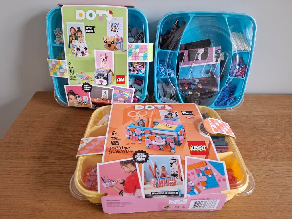Lego dots 41907 + 41904 + 41924 zo goed als nieuw, Ophalen, Zo goed als nieuw