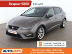 SEAT Leon 1.4 TSI FR (bj 2016), Auto's, Gebruikt, Zwart, Leon, 124 g/km