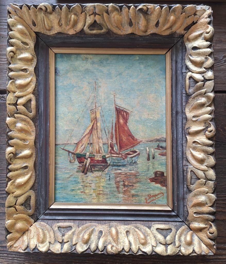 Impressionistisch schilderij Dupuis, Antiek en Kunst, Ophalen of Verzenden