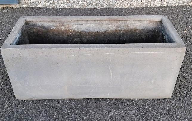 jardinières, bacs à fleurs, 3 pièces, gris, 35 cm, clayfibre, Jardin & Terrasse, Bacs à fleurs & Jardinières, Comme neuf, Pierre