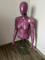 Vintage Paspop Torso Mannequin Glazen Voet, Ophalen, Gebruikt