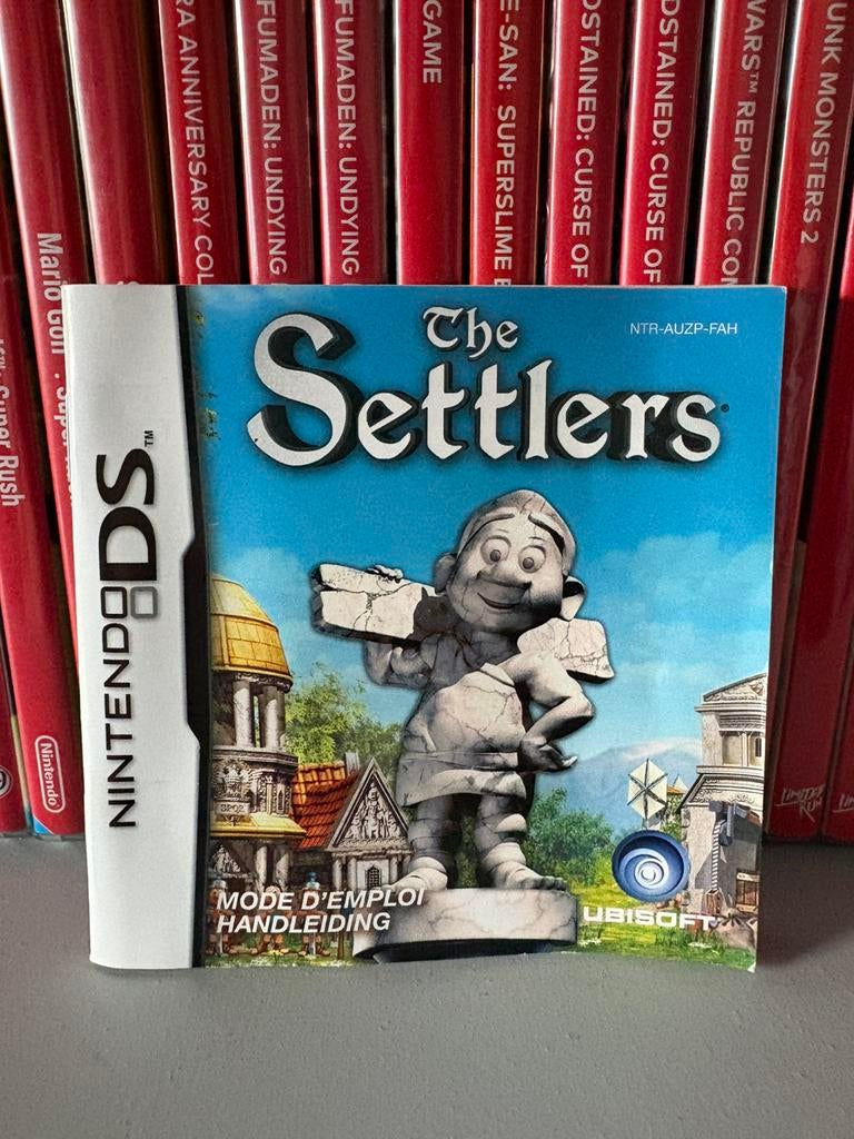 The Settlers (DS) - Handleiding, Games en Spelcomputers, Games | Nintendo DS, Zo goed als nieuw, Ophalen of Verzenden