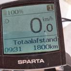 elektrische fiets Sparta slechts 1800 km, Ophalen