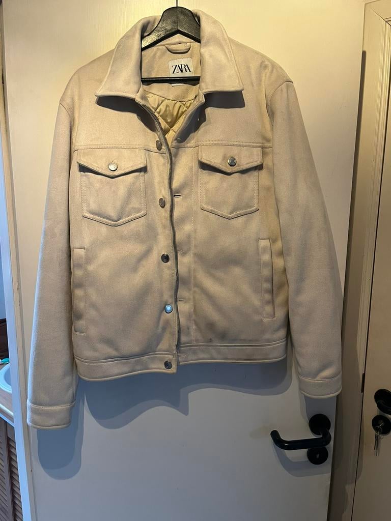 Veste Zara crème - M, Vêtements | Hommes, Vestes | Été, Enlèvement, Comme neuf