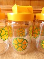 vintage ensemble de 5 bocaux Meli avec verseur de 0.72L, Ophalen of Verzenden, Gebruikt, Gebruiksvoorwerp