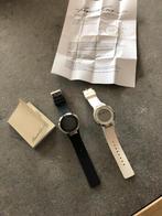 Polshorloge, Handtassen en Accessoires, Horloges | Heren, Staal, Polshorloge, Kunststof, Zo goed als nieuw