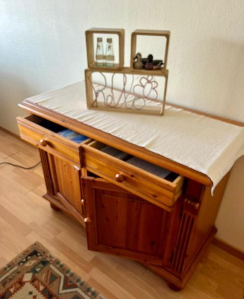 Commode/dressoir hout (exclusief inhoud), Huis en Inrichting, Kasten | Dressoirs, Gebruikt, 100 tot 150 cm, 50 tot 75 cm, Met lade(s)