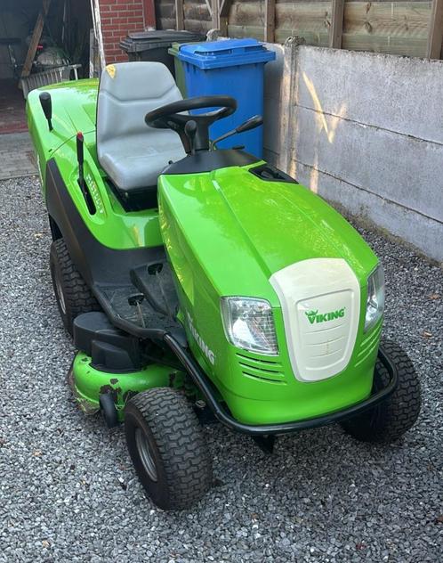 Zitmaaier Viking T6 MT 6112 K (slechts 67uren), Tuin en Terras, Zitmaaiers, Gebruikt, 120 cm of meer, Elektrische starter, Opvangbak