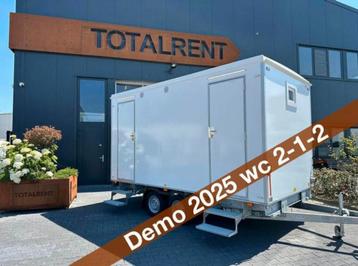 Te koop 2-1-2 toioetwagen demo wc wagen voorraad beschikbaar voor biedingen