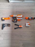 Nerf gun + bijkomende accessoires, Ophalen, Gebruikt