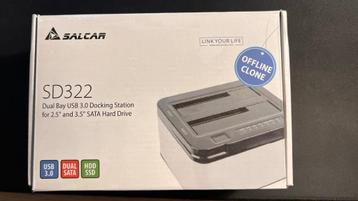 Station d’accueil double baie Salcar SD322 – USB 3.0 beschikbaar voor biedingen