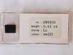 Natuurlijke diamant 0,43ct G/LC, certificaat HRD, Ophalen of Verzenden, Zo goed als nieuw