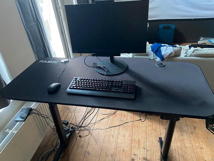 FOURZE D1400-E Gaming Desk, Huis en Inrichting, Bureaus, Zo goed als nieuw, Stabureau, Elektrisch, Ophalen