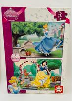Disney Prinsessen puzzels sneeuwwitje & Assepoester, Ophalen of Verzenden, 10 tot 50 stukjes, Zo goed als nieuw, 4 tot 6 jaar