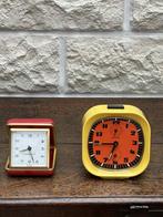 Lot van twee mooie vintage wekkers, Antiek en Kunst, Ophalen of Verzenden