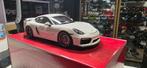 Porsche Cayman GT4 White 1/18 Gt-Spirit, Hobby en Vrije tijd, Ophalen of Verzenden, Zo goed als nieuw, Auto, Overige merken