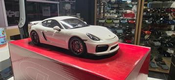 Porsche Cayman GT4 White 1/18 Gt-Spirit beschikbaar voor biedingen