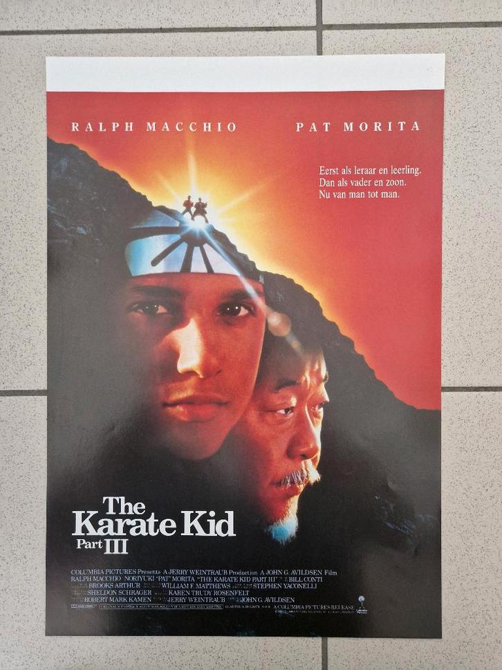 filmaffiche The Karate Kid 3 filmposter, Verzamelen, Posters, Zo goed als nieuw, Film en Tv, A1 t/m A3, Rechthoekig Staand, Ophalen of Verzenden