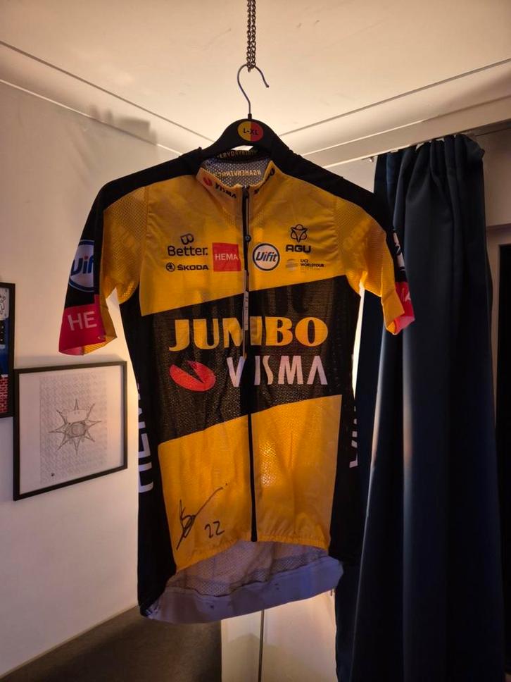 Officieel Team Jumbo-Visma 2021 Wielershirt - Premium Aero (, Sport en Fitness, Wielrennen, Ophalen of Verzenden