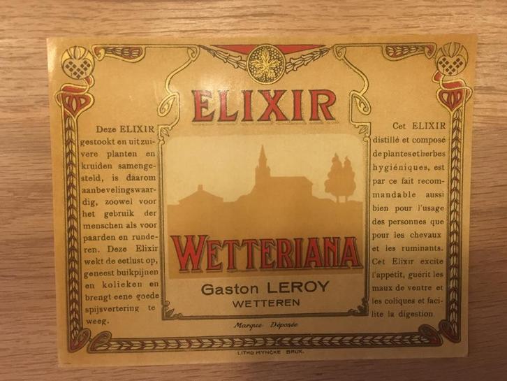Set/3 Gaston Leroy, Wetteren, Beervelde, Verzamelen, Biermerken, Zo goed als nieuw, Overige typen, Ophalen of Verzenden