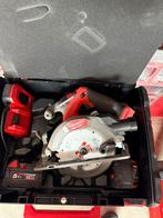 milwaukee m18 fcs552 cirkelzaag, Ophalen of Verzenden, Zo goed als nieuw, Cirkelzaag