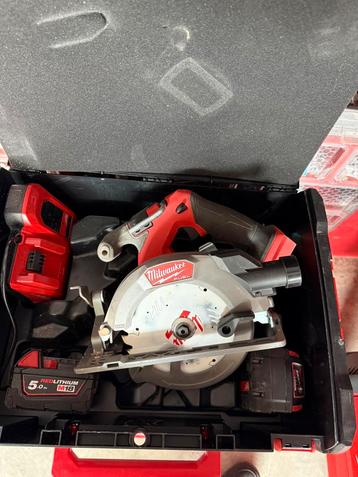 milwaukee scie circulaire m18 fcs552, Enlèvement ou Envoi, Comme neuf, Scie circulaire