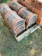 nokpannen, Doe-het-zelf en Bouw, Dakpannen en Dakbedekking, Ophalen, Gebruikt, Rood, Dakpannen