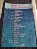 Origineel Affiche Biennale Antwerpen 2 stuks, Verzamelen, Verzenden, A1 t/m A3, Reclame, Rechthoekig Staand