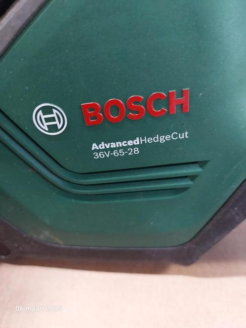 Heggenschaar Bosch Advanced 36V-65-28, Tuin en Terras, Heggenscharen, Zo goed als nieuw, Accu, Ophalen